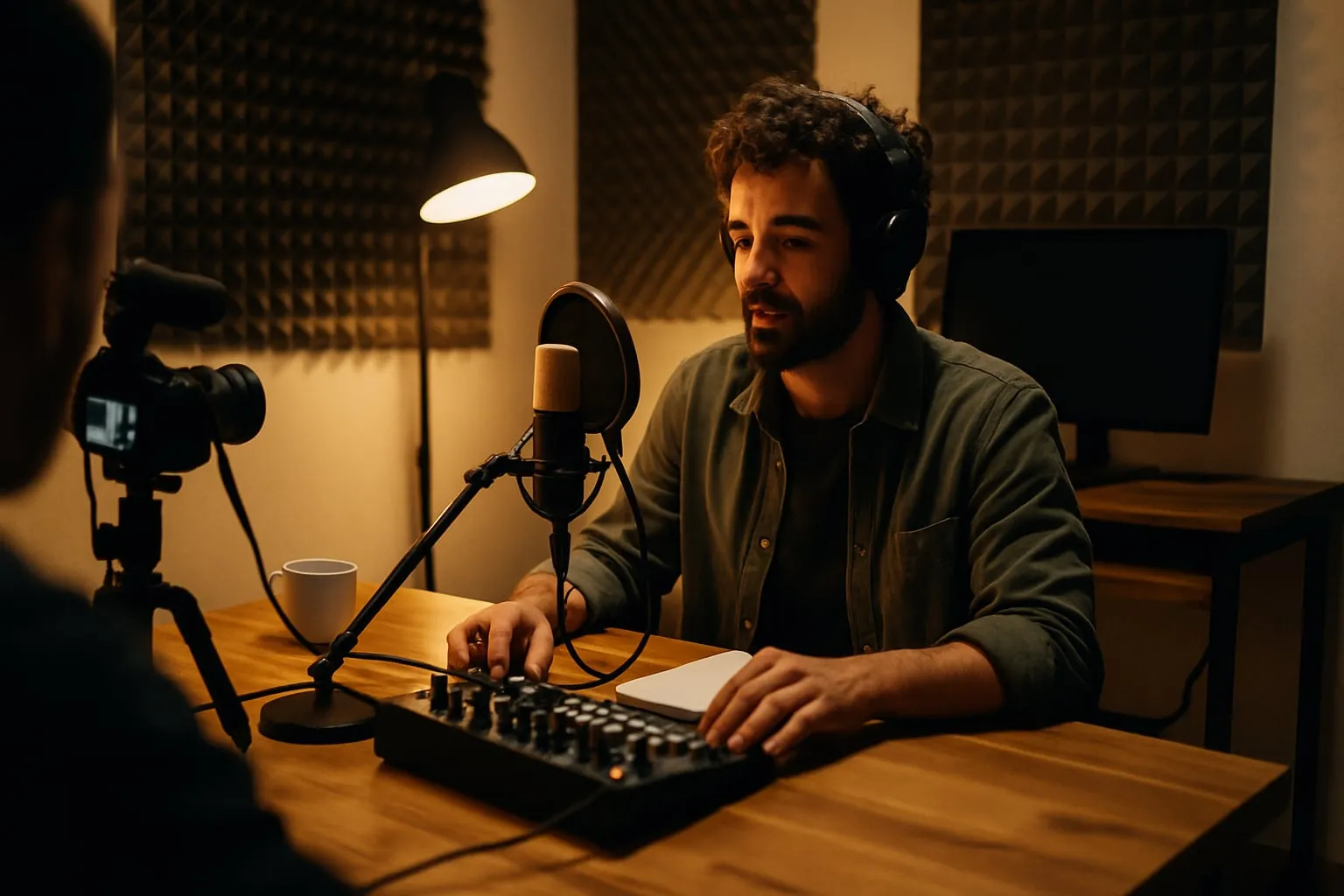 Estúdio caseiro para podcast: equipamento, acústica e lucro