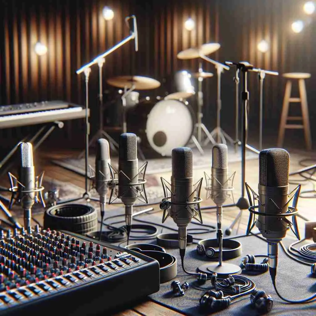 Microfonação de Banda em Gravação Caseira: Técnicas e Posições