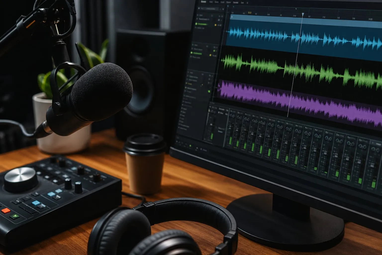 Melhor DAW para editar podcast: fluxo, voz e entrega final