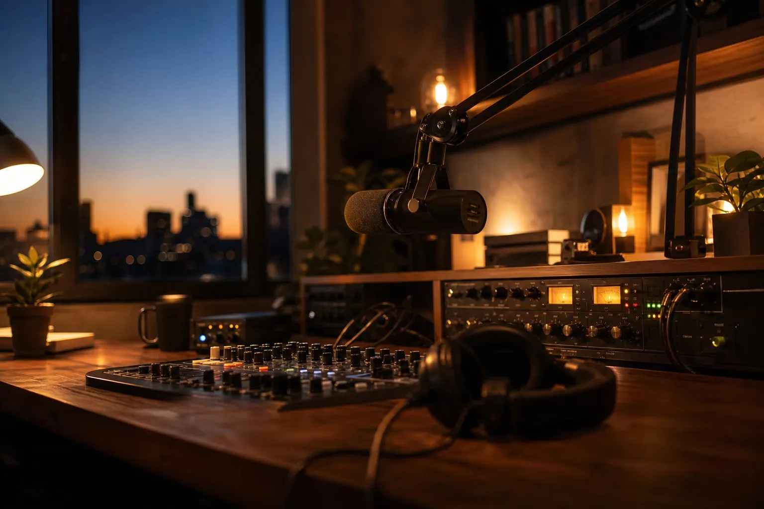 Compressor de áudio para podcast: voz natural e estável