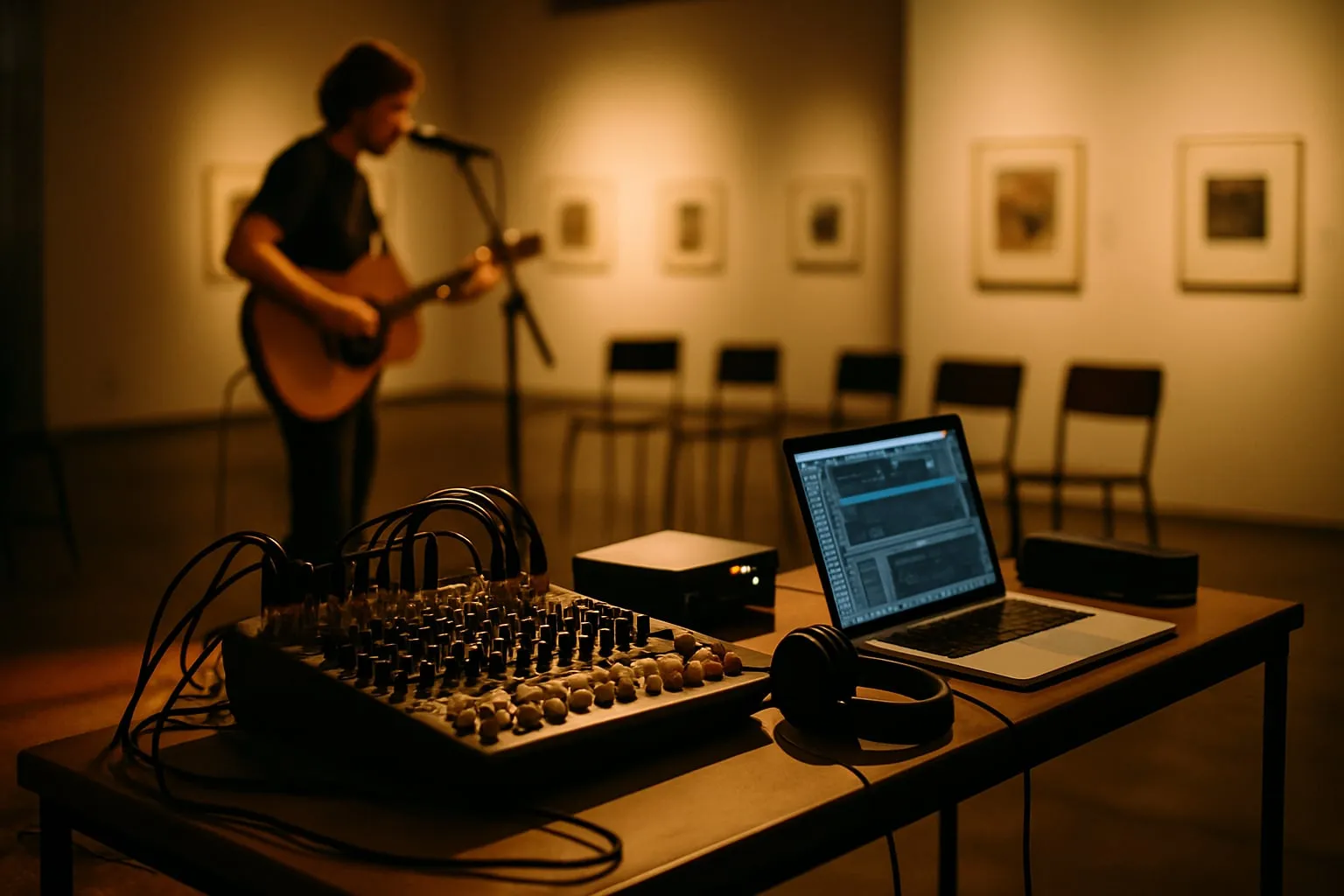 Estúdio em galerias: transformar espaços culturais em estúdios