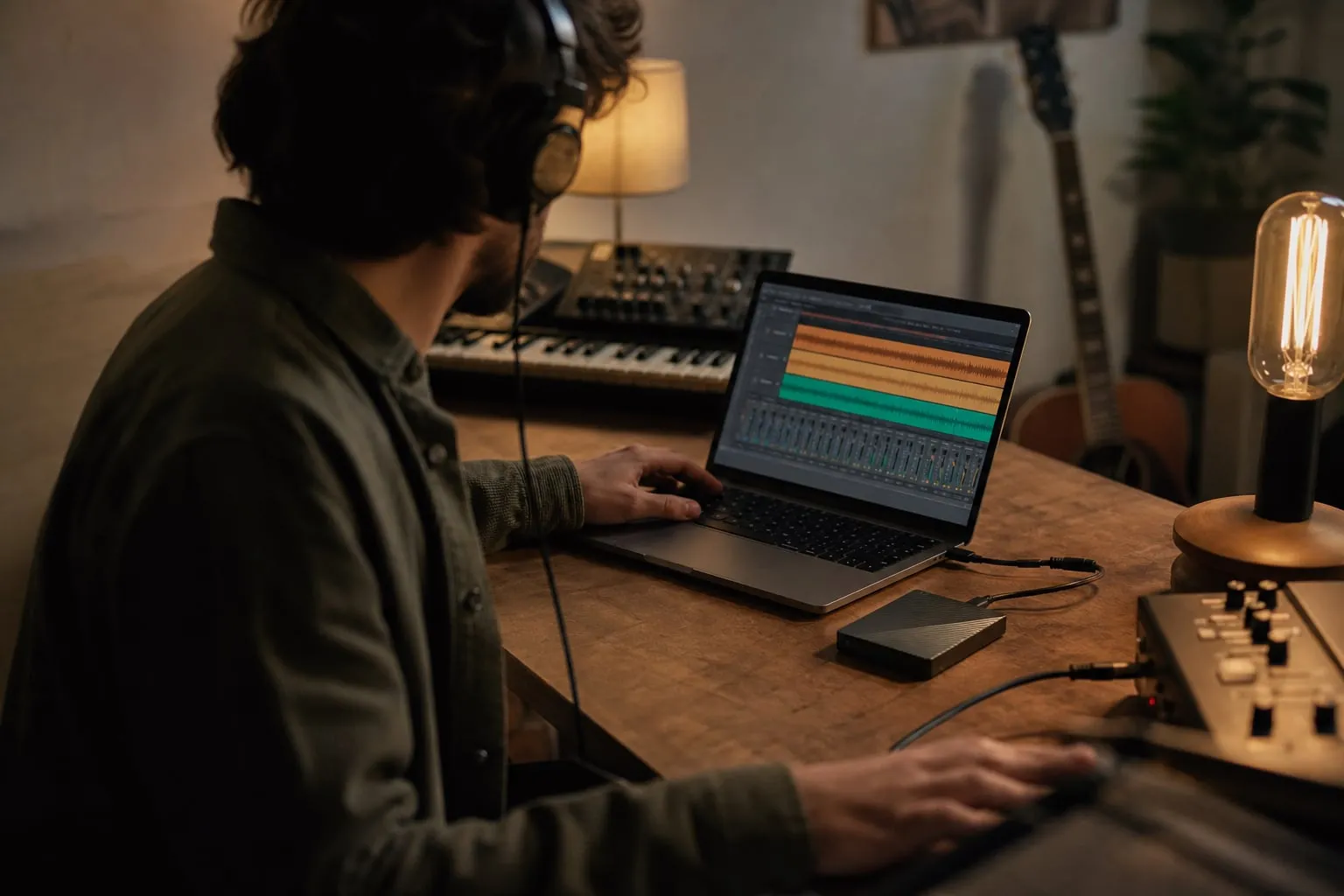 SSD externo para editar áudio: conexão e desempenho sustent