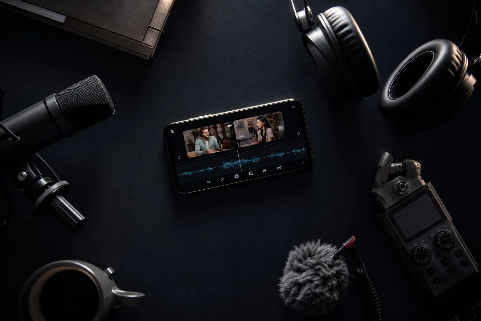 Como editar podcast no celular sem destruir a voz na prática